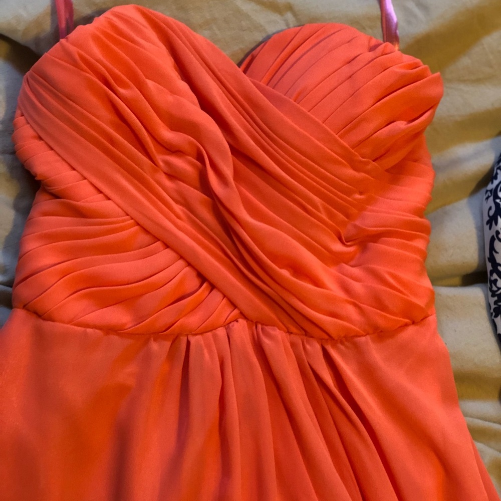 Coral gown